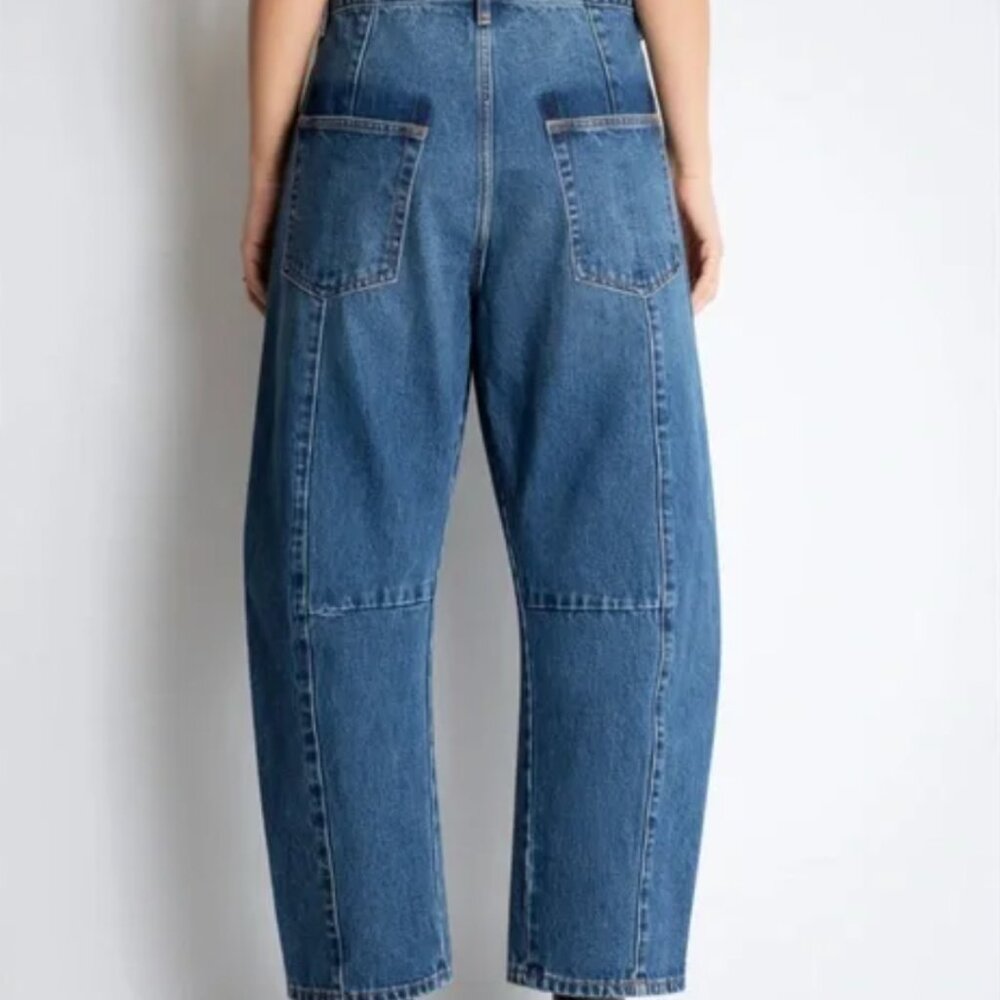 ROUCHA Daphnis Denim Baggy Barrel Jeans - Picture 2 of 11